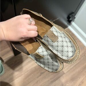 Ariat Brown and Tan Slip-On Shoes